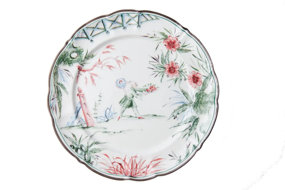 Laboratorio Paravicini Dinnerware|Chinoiserie Dinner Plates, Set of 12