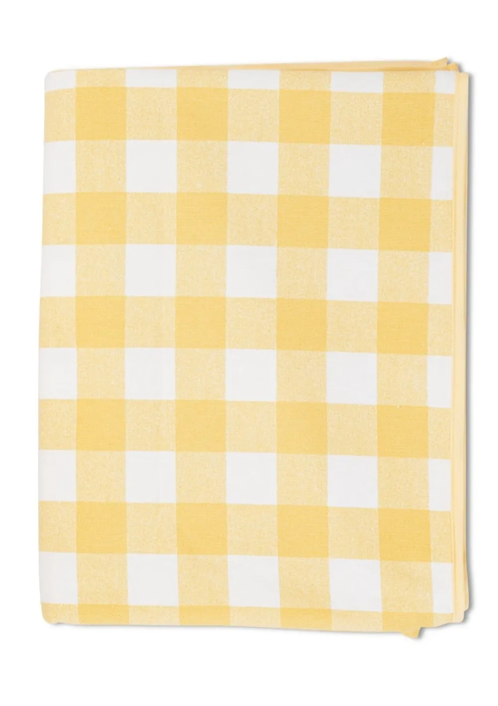 Loulou La Dune Place Settings & Linens|Chloe Gingham Tablecloth in Yellow