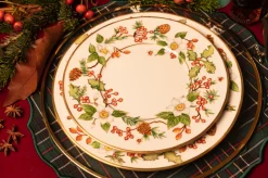 TriChi Design Place Settings & Linens|Christmas Tree Napkin and Tartan Vidro Placemat, Set of 2