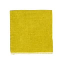 Caravan Place Settings & Linens|Chunky Linen Napkins in Lime, Set of 4