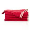 Caravan Place Settings & Linens|Chunky Linen Napkins in Red, Set of 4