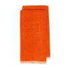 Caravan Place Settings & Linens|Chunky Linen Towels in Orange, Set of 2