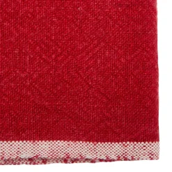 Caravan Place Settings & Linens|Chunky Linen Towels in Red, Set of 2