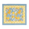 Couleur Nature Place Settings & Linens|Citron Mats in Bleu & Yellow, Set of 6