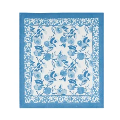 Couleur Nature Place Settings & Linens|Citron Napkins in Bleu, Set of 6