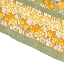 Couleur Nature Place Settings & Linens|Citron Tablecloth in Vert & Yellow