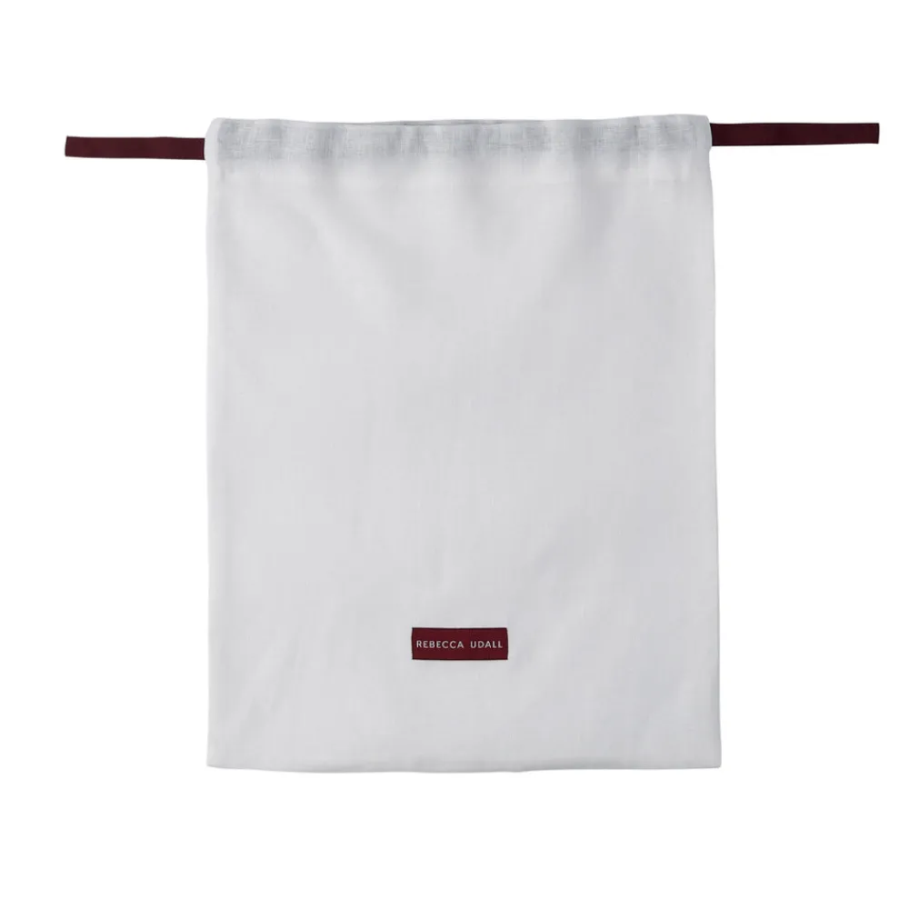 Rebecca Udall Place Settings & Linens|Classic Hemstitch Linen Napkin, White