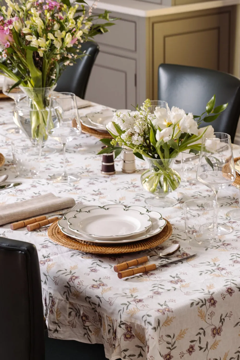Rebecca Udall Place Settings & Linens|Classic Hemstitch Linen Napkin in Natural