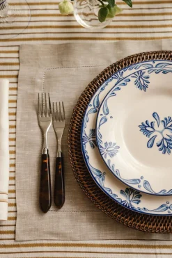 Rebecca Udall Place Settings & Linens|Classic Hemstitch Linen Placemat in Natural