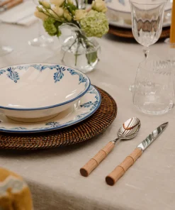 Rebecca Udall Place Settings & Linens|Classic Hemstitch Linen Tablecloth in Natural