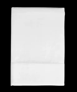 Rebecca Udall Place Settings & Linens|Classic Hemstitch Linen Tablecloth, White