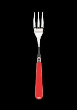 Late Afternoon Flatware|Classic Red Serving Fork
