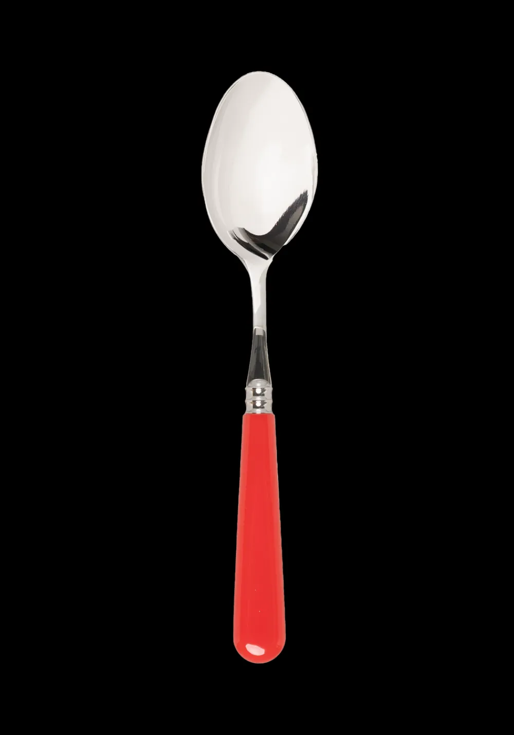 Late Afternoon Flatware|Classic Red Serving Spoon