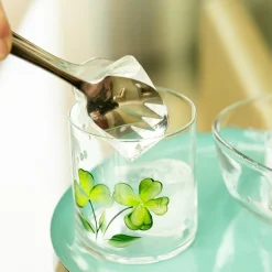 Petra Palumbo Glassware|Clover Crystal Tumbler