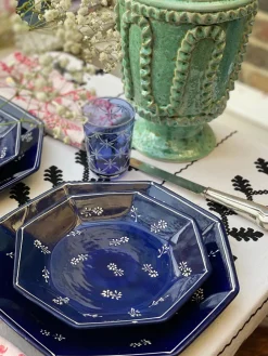 Carolina Irving and Daughters Dinnerware|Cobalt Beatrice Dessert Plate