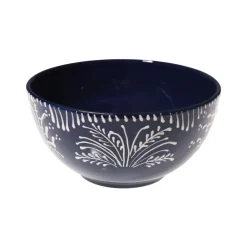 Carolina Irving and Daughters Dinnerware|Cobalt Lace Cereal Bowl