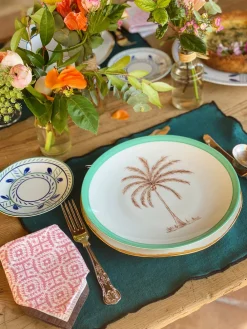 Molecot Dinnerware|Coconut Tree Dinner Plate