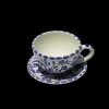 Piano Piano Dinnerware|Coffee Cup with Saucer in Azul Classico