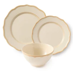 Maison Madison Dinnerware|Colette Set with Cereal Bowl, Set of 12