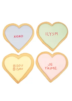 Empire Cake Pantry|Décor|Conversation Heart Sugar Cookies, Set of 12