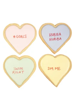 Empire Cake Pantry|Décor|Conversation Heart Sugar Cookies, Set of 12