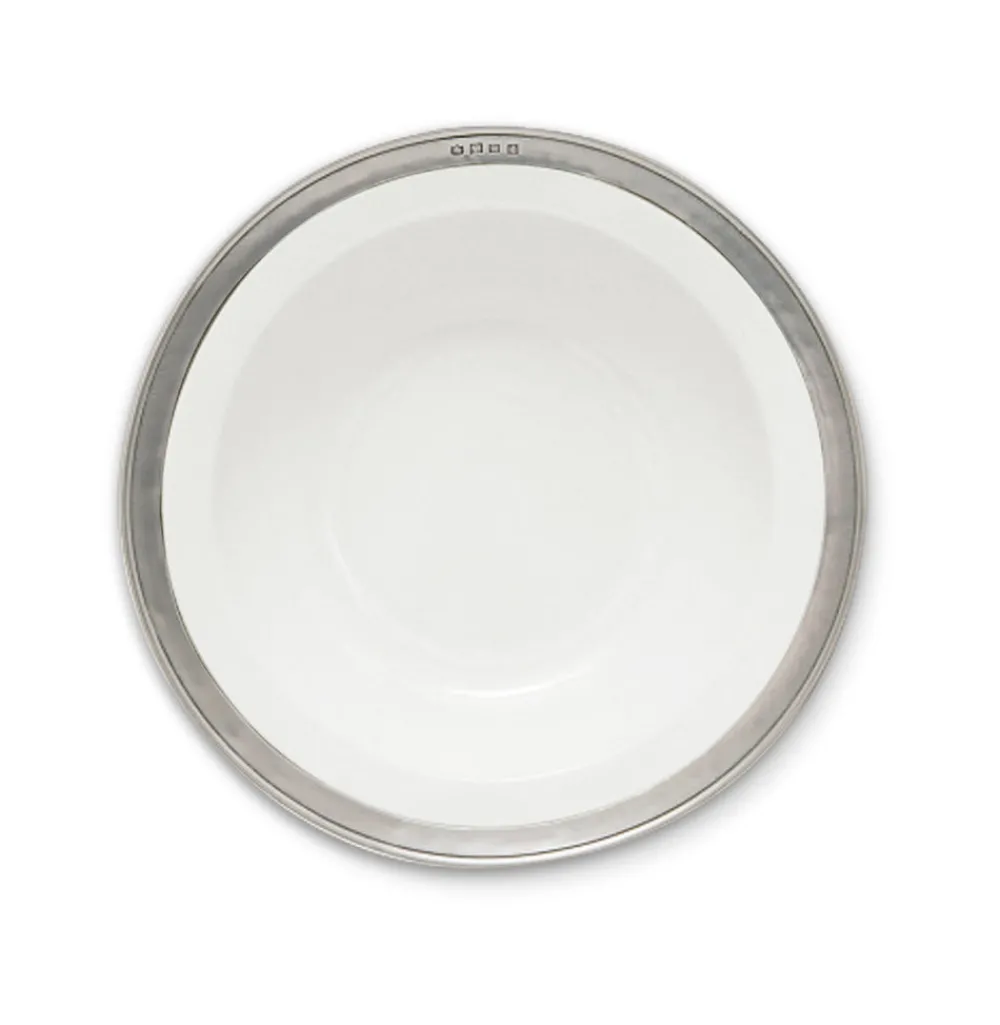 Match Silver|Dinnerware|Convivio Round Serving Bowl, Large
