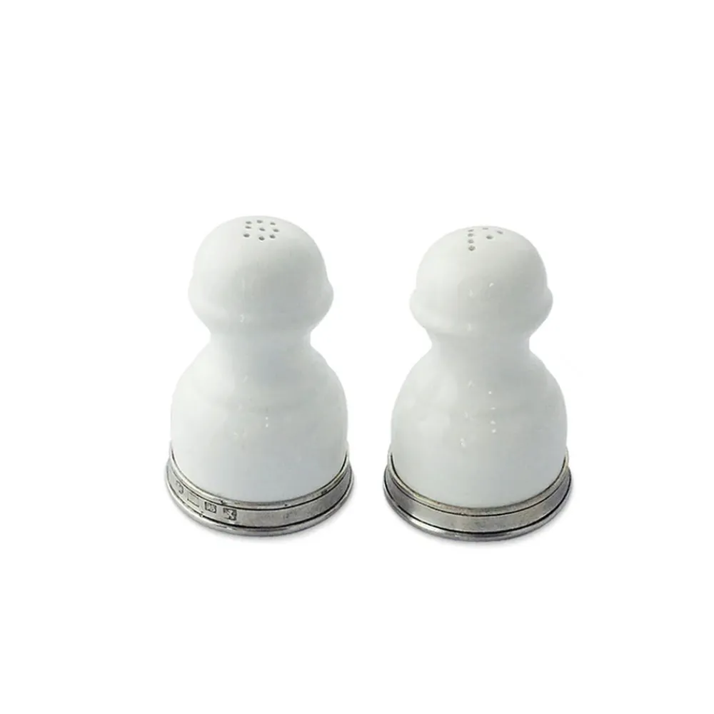 Match Pantry|Silver|Convivio Salt and Pepper Set, Set of 2