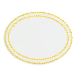 Loulou La Dune Place Settings & Linens|Cora Placemat And Napkin Set In Yellow