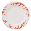 Este Ceramiche Dinnerware|Coral Charger Plates in Red, Set of 6