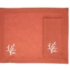 TriChi Design Place Settings & Linens|Coral Collection Napkin and Placemat in Tarcin, Set of 2