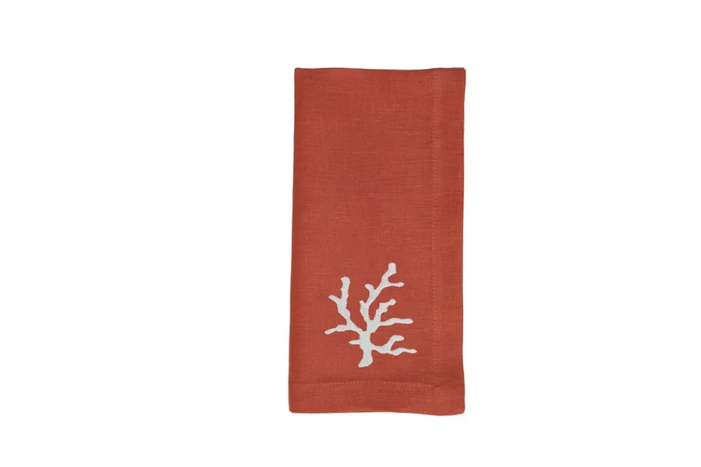 TriChi Design Place Settings & Linens|Coral Collection Napkin and Placemat in Tarcin, Set of 2