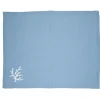 TriChi Design Place Settings & Linens|Coral Collection Placemat in Mavi, Set of 4
