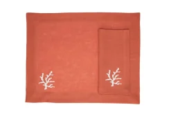 TriChi Design Place Settings & Linens|Coral Collection Placemat in Tarcin, Set of 4