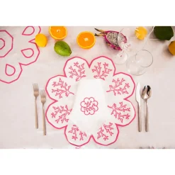 Cibelle Place Settings & Linens|Coral Pink Corallo Placemat