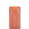 Paul Arnhold Glass Glassware|Coral White Light Pink Stroke Vase