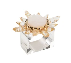 Kim Seybert Place Settings & Linens|Coronet Napkin Ring, Set of 4 in a Gift Box