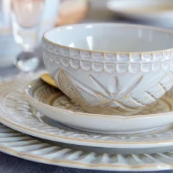 Costa Nova Dinnerware|Cristal Collection Cereal Bowls 6"