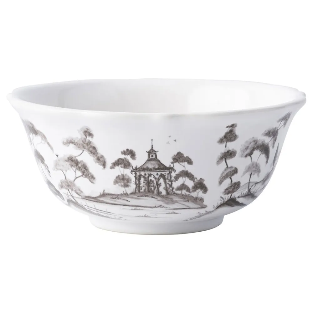 Juliska Dinnerware|Country Estate Flint Cereal/Ice Cream Bowl Hen House