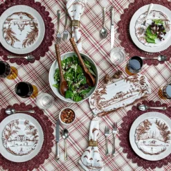 Juliska Dinnerware|Country Estate Harvest Party Plate Assorted, Set of 4