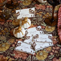 Juliska Place Settings & Linens|Country Estate Harvest Place Card in Sepia, Set of 12