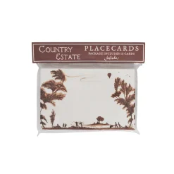 Juliska Place Settings & Linens|Country Estate Harvest Place Card in Sepia, Set of 12