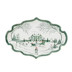 Juliska Dinnerware|Country Estate Winter Frolic 7" Trayin Evergreen