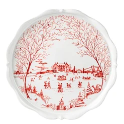 Juliska Dinnerware|Country Estate Winter Frolic Ruby Cake Stand