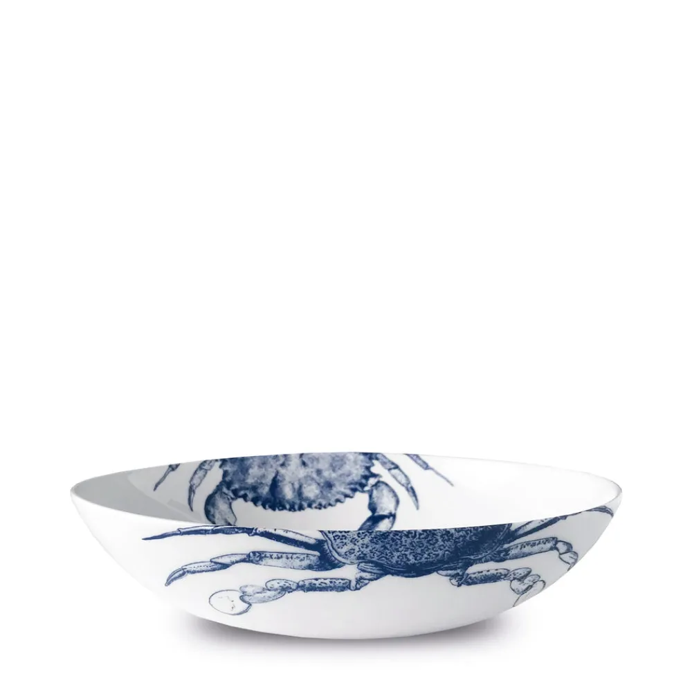 Caskata Dinnerware|Crab Coupe Soup Bowl Blue