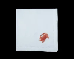 Henry Handwork Place Settings & Linens|Crab Modern Napkin