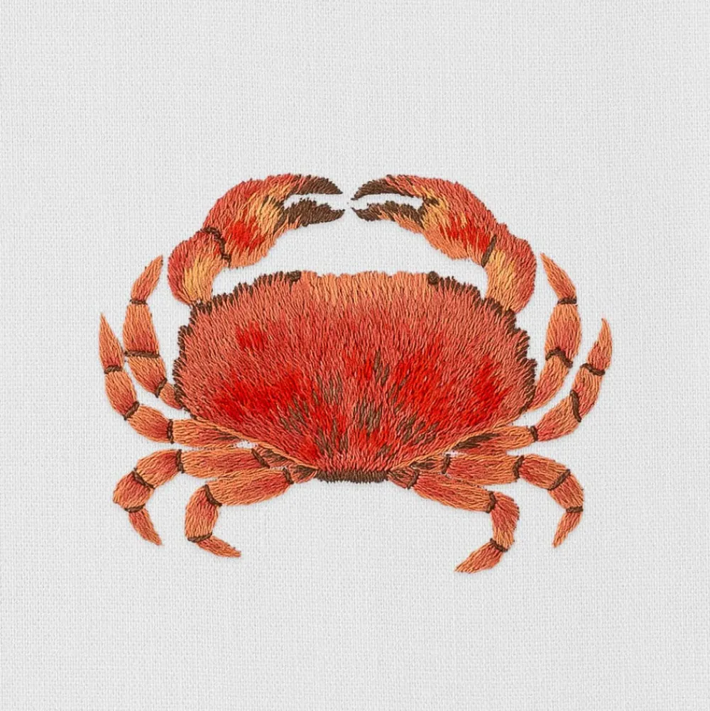 Henry Handwork Place Settings & Linens|Crab Modern Napkin