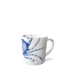 Caskata Dinnerware|Crab Mug Blue