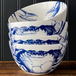 Caskata Dinnerware|Crabs Tall Cereal Bowl