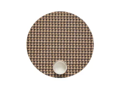 Chilewich Place Settings & Linens|Crane Round Placemat in Honey