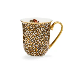 Spode Dinnerware|Creatures of Curiosity 12 Oz Mug in Leopard